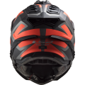 LS2 MX701 EXPLORER ALTER MATT BLACK FL.ORANGE XS
