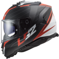 LS2 FF800 STORM II NERVE MATT BLACK RED-06 S