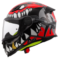 LS2 FF812 KID PUNK GREY RED M
