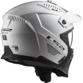 LS2 OF606 DRIFTER SOLID WHITE-06 L