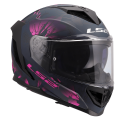 LS2 FF818 STORM III BURST BLACK PINK L