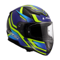 LS2 FF353 RAPID II FLITZ H-VIS YELLOW BLUE-06 L