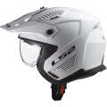 LS2 OF606 DRIFTER SOLID WHITE-06 L