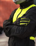 LS2 JET 2 MAN GLOVES BLACK H-V YELLOW