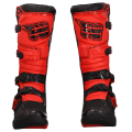 LS2 RAPTOR MAN BOOTS BLACK RED
