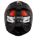 LS2 FF808 STREAM II ANGRY MONKEY M.BLACK RED-06 XXL