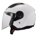 LS2 OF616 AIRFLOW II SOLID GLOSS WHITE-06 S