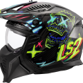 LS2 OF606 DRIFTER RAYZ BLACK BLUE-06 XL