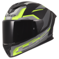 LS2 FF820 RAPID III HYPER BLACK H-V YELLOW XS