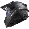 LS2 MX701 EXPLORER C SOLID MATT CARBON XS
