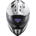 LS2 MX701 EXPLORER SOLID WHITE XL