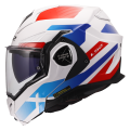 LS2 FF901 ADVANT X NOVA WHITE BLUE RED-06 S