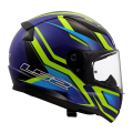 LS2 FF353 RAPID II FLITZ H-VIS YELLOW BLUE-06 L