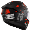 LS2 FF808 STREAM II ANGRY MONKEY M.BLACK RED-06 XXL