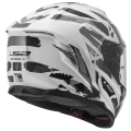 LS2 FF818 STORM III KAOS WHITE GREY XS