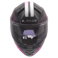 LS2 FF811 VECTOR II DARFLO BLACK PINK-06 XS