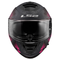 LS2 FF800 STORM II BURST MATT BLACK PINK-06 S