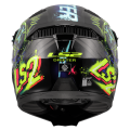 LS2 OF606 DRIFTER RAYZ BLACK BLUE-06 XL