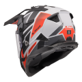 LS2 MX702 PIONEER II BLOCK GREY RED-06 L