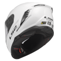 LS2 FF818 STORM III SOLID GLOSS WHITE L