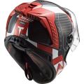 LS2 FF805 THUNDER C RACING1 GL.RED WHITE