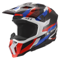 LS2 MX703 X-FORCE PHANTOM WHITE BLUE RED-06 XS