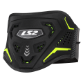 LS2 KOKU KIDNEY BELT BLACK H-V YELLOW 3XL-5XL