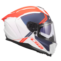 LS2 FF817 CHALLENGER II TITAN WHITE BLUE RED 3XL