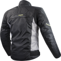 LS2 SHADOW MAN JACKET BLACK TITANIUM H-V YELLOW