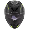 LS2 FF818 STORM III DYNAMO BLACK H-V YELLOW M
