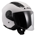 LS2 OF616 AIRFLOW II SOLID GLOSS WHITE-06 S