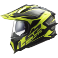 LS2 MX701 EXPLORER ALTER MATT BLACK H-V YELLOW XL