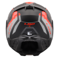 LS2 FF910 ADVANT II GLIDE BLACK GREY RED XL
