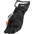 LS2 SWIFT RACING GLOVES BLACK WHITE RED S