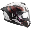 LS2 FF820 RAPID III BOHO WHITE BLACK PINK M