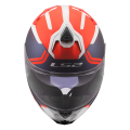 LS2 FF817 CHALLENGER II TITAN WHITE BLUE RED 3XL
