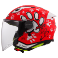 LS2 OF622 FUNNY II PAWS RED M