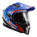 LS2 MX701 EXPLORER HEXA WHITE BLUE RED-06 XL