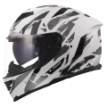 LS2 FF818 STORM III KAOS WHITE GREY M