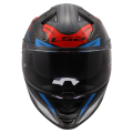 LS2 FF811 VECTOR II C SAVAGE WHITE BLUE RED-06 4XL