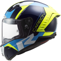 LS2 FF805 THUNDER C RACING1 GL.BLUE H-V YELLOW