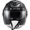 LS2 OF570 VERSO MARKER MATT BLACK TITANIUM XS