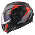 LS2 FF910 ADVANT II GLIDE BLACK GREY RED XL
