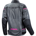 LS2 RIVA LADY JACKET BLACK DARK GREY PINK S