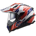 LS2 MX701 EXPLORER ATLANTIS G.WHITE RED BLUE XXL