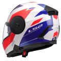 LS2 FF902 SCOPE II DURIA WHITE BLUE RED-06 M