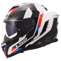 LS2 FF818 STORM III SPORTY WHITE BLUE RED 3XL