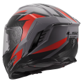 LS2 FF818 STORM III DYNAMO GREY RED M