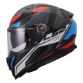 LS2 FF811 VECTOR II C SAVAGE WHITE BLUE RED-06 4XL