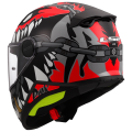 LS2 FF812 KID PUNK GREY RED M
